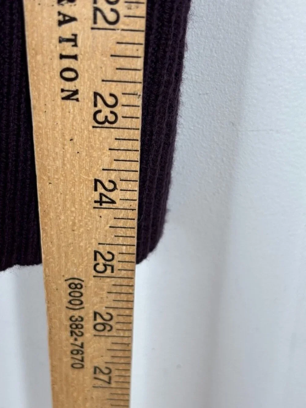 Lululemon Warm and Restore Sweater Size 8 Purple 100% Merino Wool Mock Neck Ski